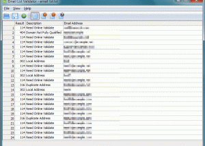 software - Email List Validator 1.0.2.1 screenshot
