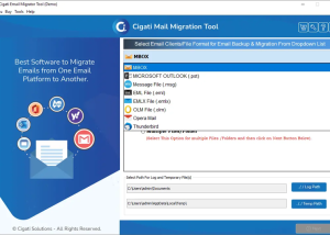 software - Email Migration Software 22.6 screenshot