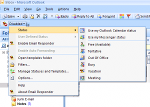 software - Email Responder for Microsoft Outlook 2.31.0139 screenshot