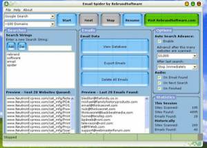 software - Email Spider 3.1 screenshot