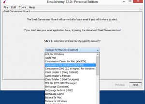 software - Emailchemy 12.0-Win screenshot