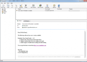 software - Emailsaler Bulk Email Sender 2.5.1212 screenshot