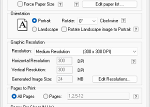 software - EMF Printer Driver 17.62 screenshot