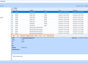 software - EML Viewer FreeWare 4.0 screenshot