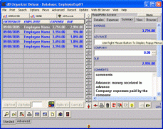 software - Employee Expense Organizer 4.21 screenshot