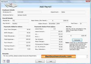 Employee Payroll screenshot