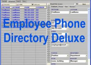 Employee Phone Directory Deluxe screenshot