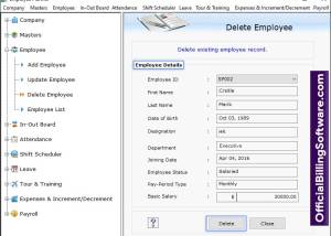 software - Employee Scheduler 5.1.2.6 screenshot