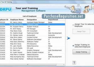 software - Employee Tour Management Tool 5.0.1.5 screenshot