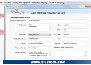 Employees Training Management Software screenshot