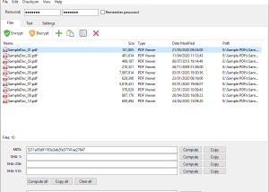software - Encrypt Care 5.0 screenshot