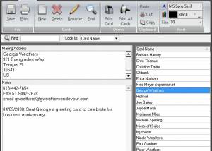 software - Enhilex Address Book Software Pro 3.23 screenshot