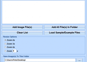 software - Enlarge Multiple Images Software 7.0 screenshot