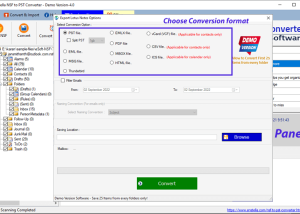 software - Enstella NSF to PST Converter 4.0 screenshot