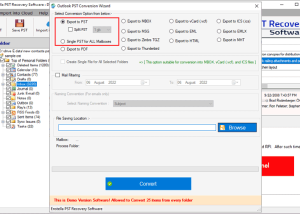 software - Enstella Outlook PST Recovery Software 5.5 screenshot