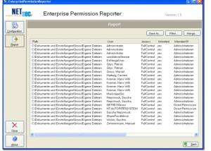 Enterprise Permission Reporter screenshot