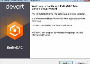 software - Devart EntityDAC 3.3.1 screenshot