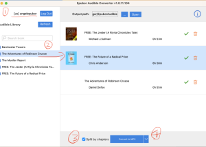 software - Epubor Audible Converter 1.0.11.225 screenshot