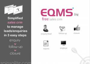 software - EQMS Lite : Free CRM 2015.1.0 screenshot