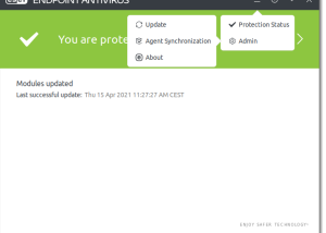 software - ESET Endpoint Antivirus 11.1.2039.2 screenshot
