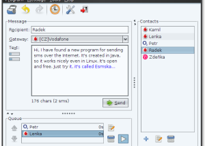 Esmska Portable screenshot