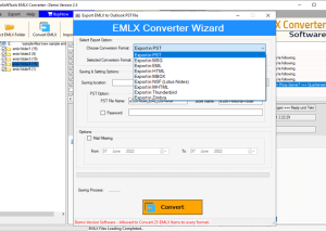 software - eSoftTools EMLX Converter Software 3.0 screenshot