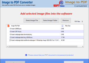 software - eSoftTools Image to PDF Converter 2.0 screenshot