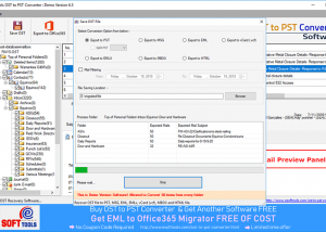 eSoftTools OST to PST Converter screenshot