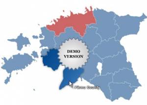 Estonia Map Locator screenshot