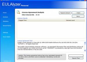 software - EULAlyzer 2.2 screenshot