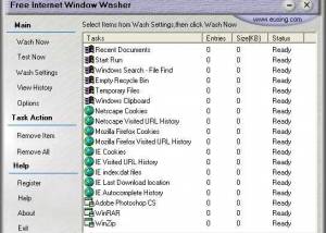 software - Eusing Free Internet Window Washer 3.5 screenshot