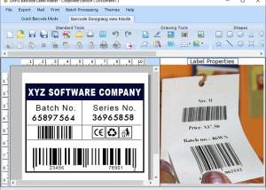 Excel Barcode Labeling Application screenshot