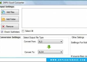 software - Excel Converter Software 2.0.1.5 screenshot