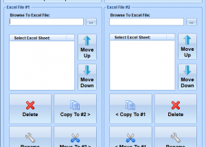 Excel Copy & Move Sheets To Another Workbook Software screenshot