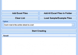 software - Excel Create Combinations From Multiple Lists Software 7.0 screenshot