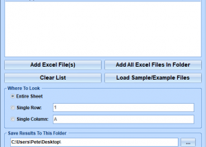 software - Excel Delete Duplicate Cells In Multiple Files Software 7.0 screenshot