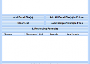 Excel Edit Formulas Software screenshot