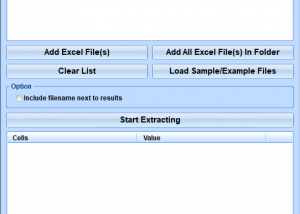 Excel Extract Comments Software screenshot