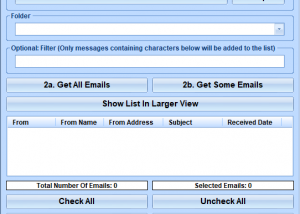 software - Excel Import Multiple Yahoo! Mail Emails Software 7.0 screenshot