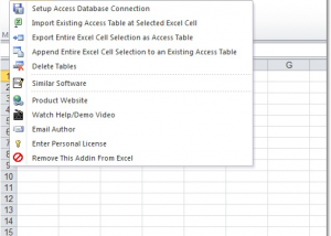 software - Excel MS Access Import, Export & Convert Software 7.0 screenshot