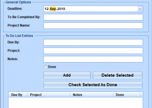 software - Excel Project To Do List Template Software 7.0 screenshot