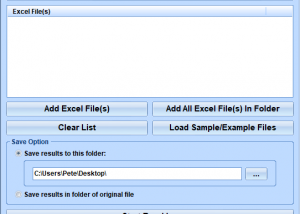 Excel Remove (Break) File Links In Multiple Files Software screenshot