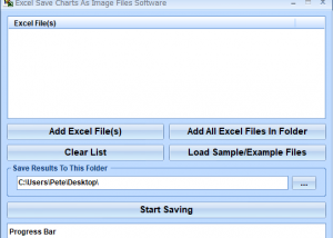 software - Excel Save Charts As Image Files Software 7.0 screenshot