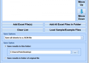 software - Excel To JSON Converter Software 7.0 screenshot