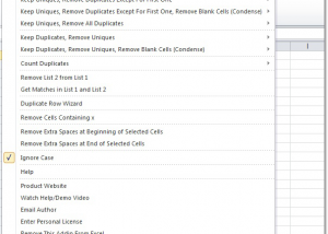 Excel Unique & Duplicate Data Remove Software screenshot