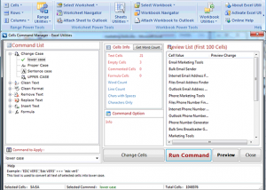 software - Excel Utilities 2.3.0 screenshot