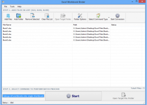 software - Excel Workbook Binder 2.5.0.11 screenshot