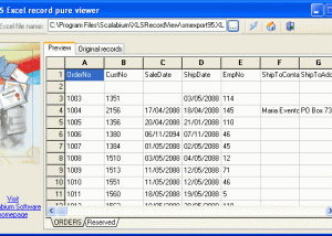 ExcelFile Viewer screenshot