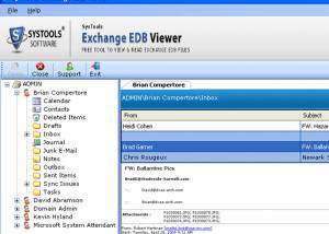 Exchange EDB Viewer screenshot