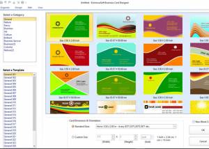 software - EximiousSoft Business Card Designer 5.11 screenshot